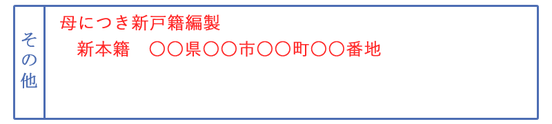 非嫡出子のその他欄